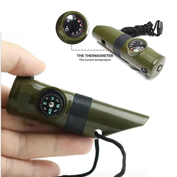 7 in 1 Survival Whistle Tool