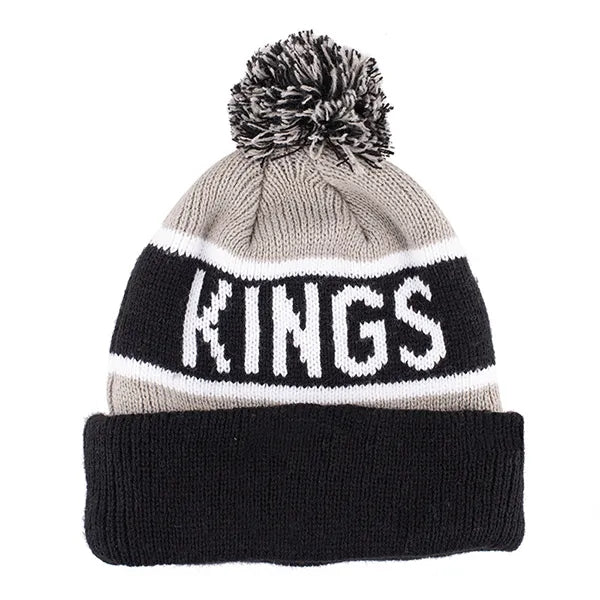 Acrylic Winter Pom-Pom Knitted Beanie Hat