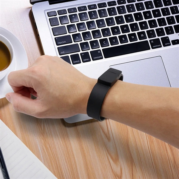 1GB Silicone Bracelet Wristband USB Flash Drive