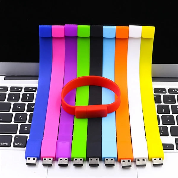 1GB Silicone Bracelet Wristband USB Flash Drive