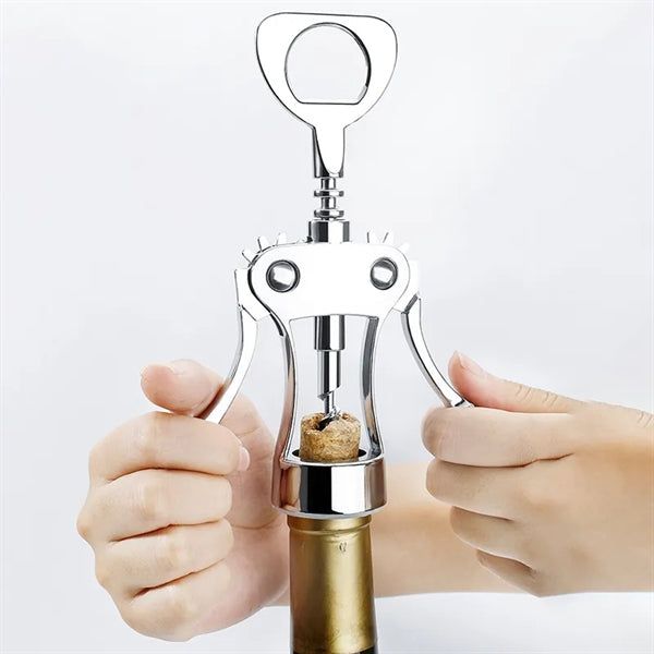 Heavy Duty Zinc Alloy Premium Wing Corkscrew Multifunctional