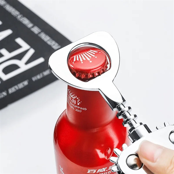 Heavy Duty Zinc Alloy Premium Wing Corkscrew Multifunctional