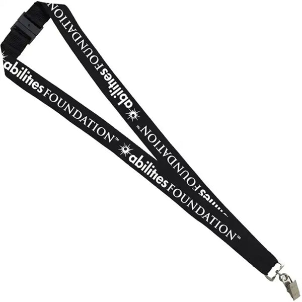 3/4" Silkscreen Lanyard with Breakaway Safety Release