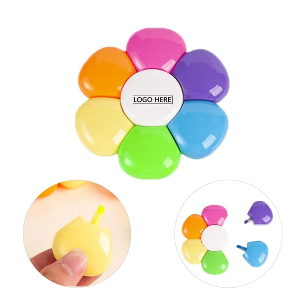 6 Color Flower Shape Marker