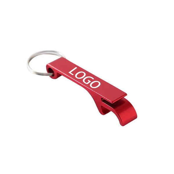 Aluminum Bottle Opener with Key Chain