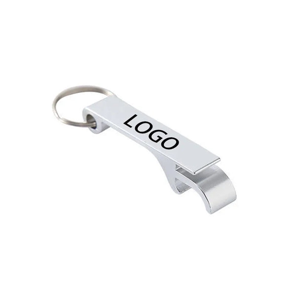 Aluminum Bottle Opener with Key Chain