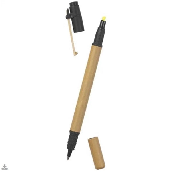 Dual Function Eco-Inspired Pen With Highlighter