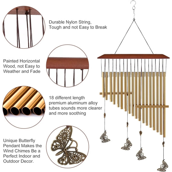 Memorial Hanging Wind Chime For Sympathy Relatives