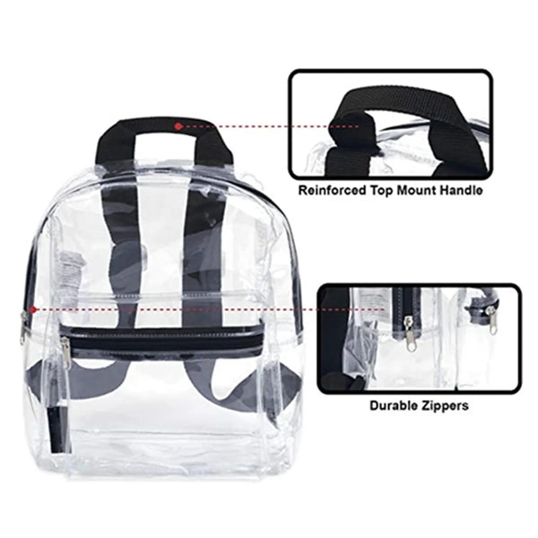 Heavy Duty PVC Transparent Backpack