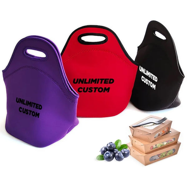 Neoprene Lunch Bag Insulated Box Tote for Women Men