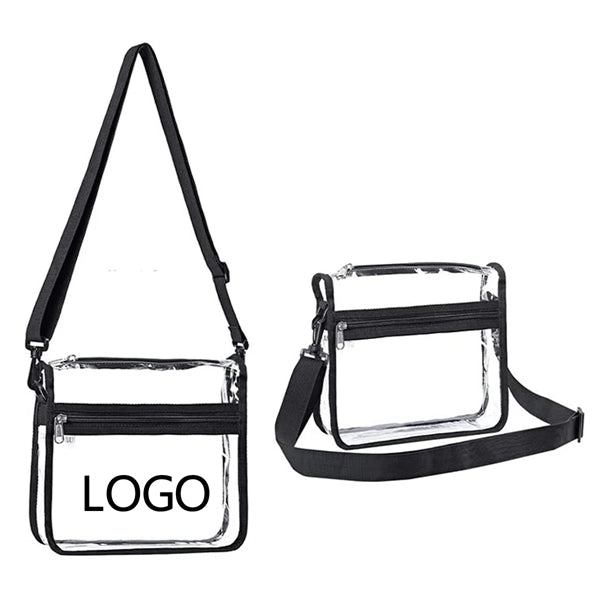 Clear PVC Stadium Approved Crossbody Bag