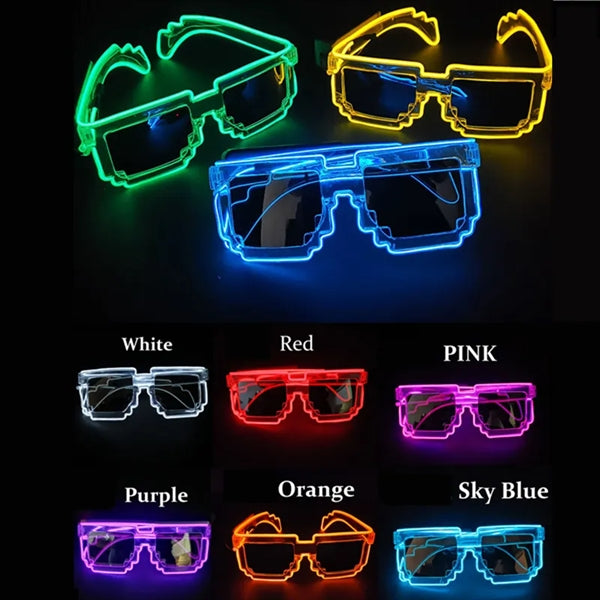 LED Luminous Creative Party Light up Flashing Glasses