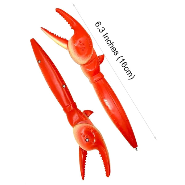 Novelty Crab Lobster Claw 0.5mm Ballpoint Pen