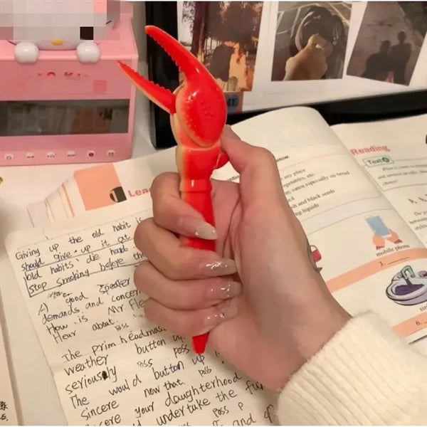 Novelty Crab Lobster Claw 0.5mm Ballpoint Pen
