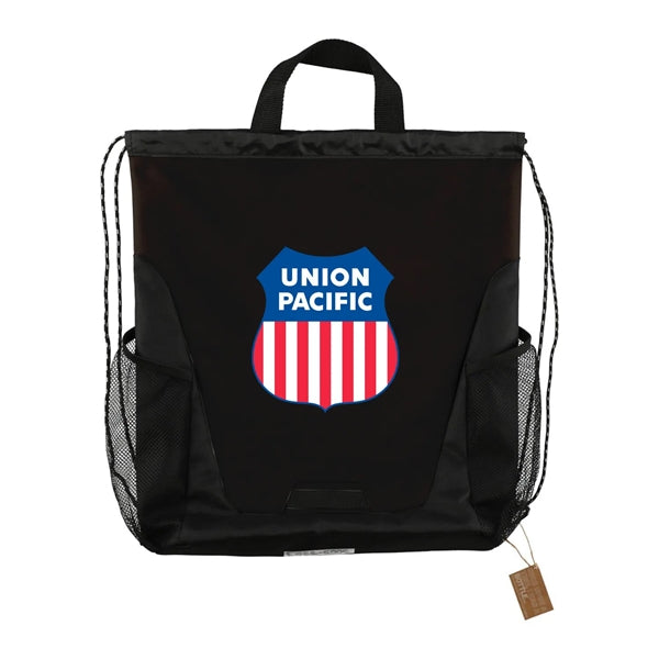 Rainier Recycled Polyester Drawstring Bag