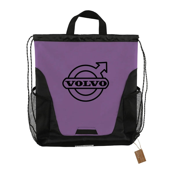Rainier Recycled Polyester Drawstring Bag