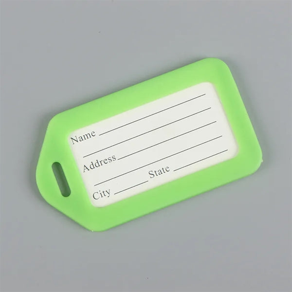 Plastic Luggage Identifier Tag