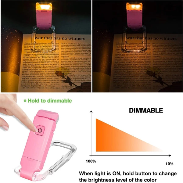 Rechargeable Reading LED Clip on Book Lights