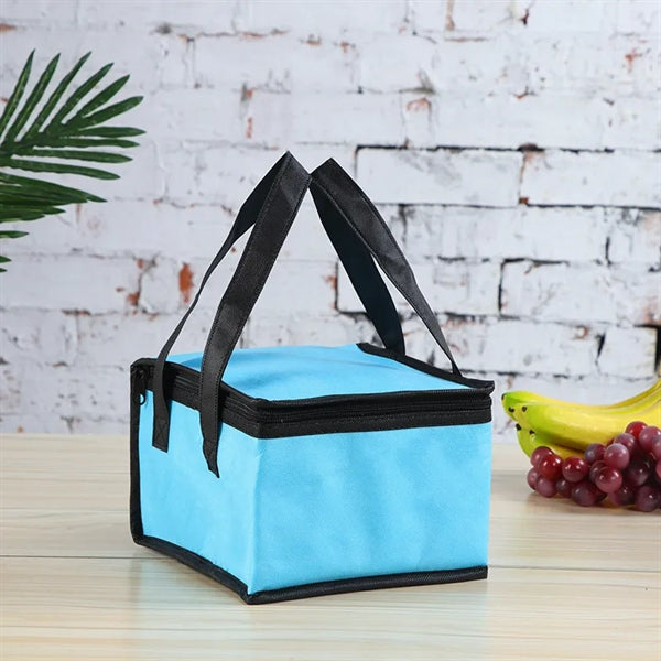 Compact Non-Woven Cooler Bag 6-Can Capacity