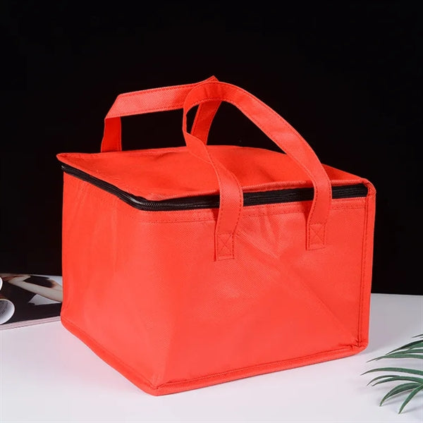 Compact Non-Woven Cooler Bag 6-Can Capacity