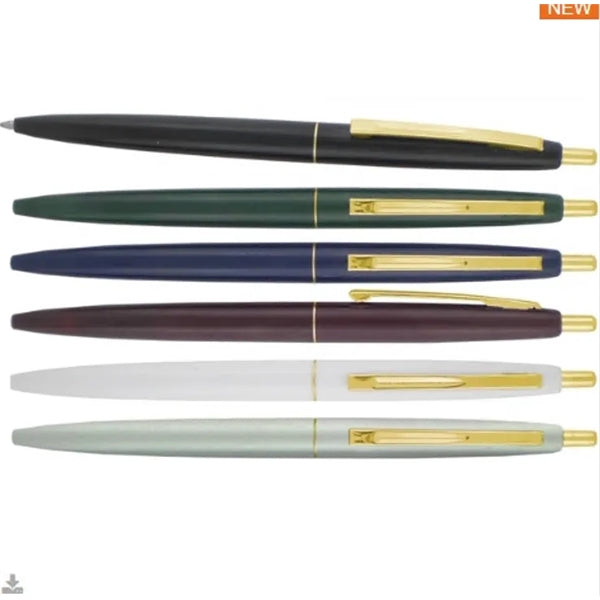 Click Pen with Silver or Gold Trim