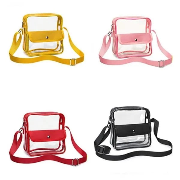 Clear Messenger Shoulder Bag