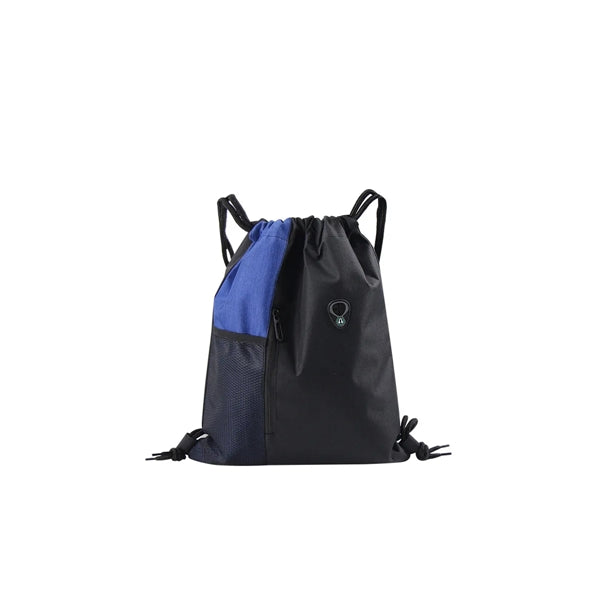 Drawstring Backpack Bag with Headphone Hole