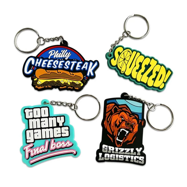 2.5" Customer PVC Keychain