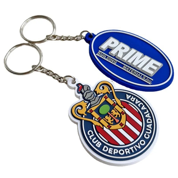 2.5" Customer PVC Keychain
