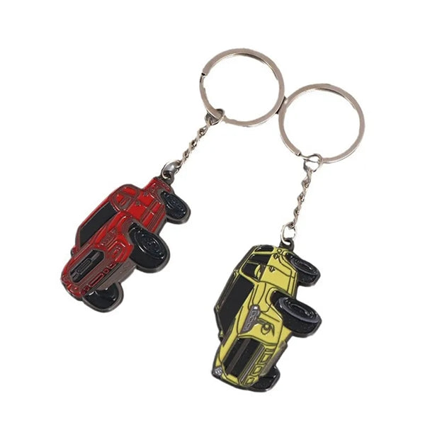 1" Hard Enamel Key Chain