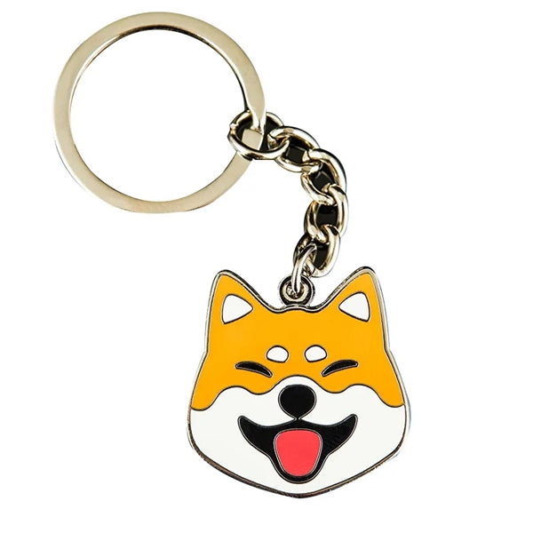 1" Hard Enamel Key Chain