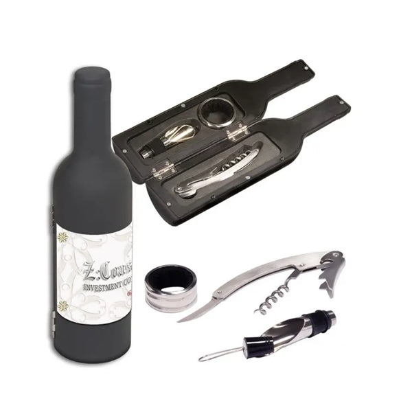 Bottle Shaped Wine Gift Set