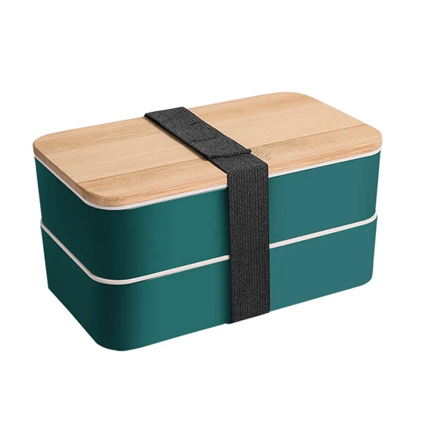 1200ml Bento Box with Bamboo Lid & Utensils