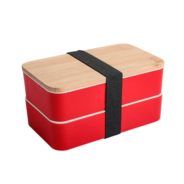 1200ml Bento Box with Bamboo Lid & Utensils