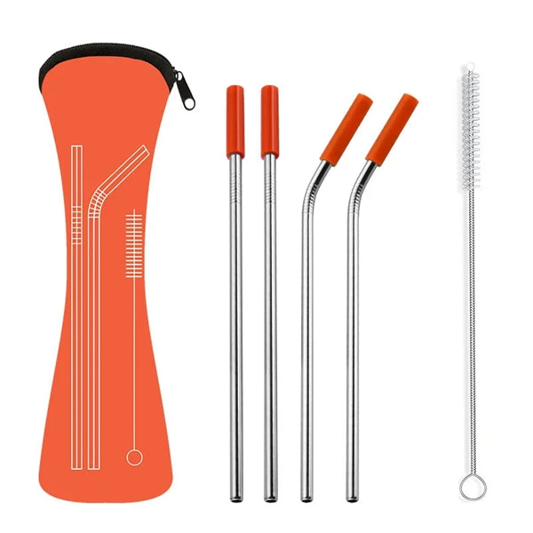 Stainless Steel Straw Kit