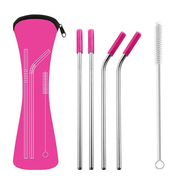 Stainless Steel Straw Kit