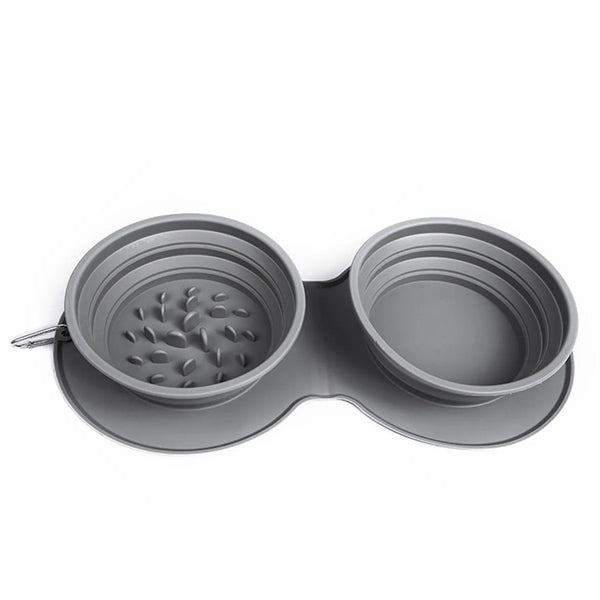 Collapsible Water Portable Travel Pet Food Feeding Bowl