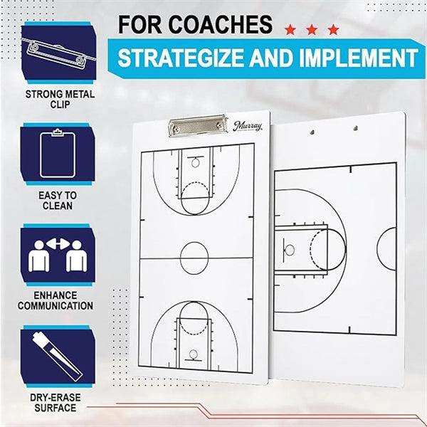 Basketball Dry Erase Coaches Clipboard