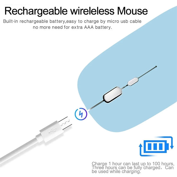 Rechargeable Wireless Bluetooth Mouse