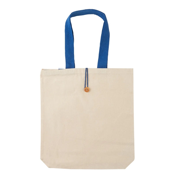 11.5 oz. Cotton Canvas Button-Up Tote Bag