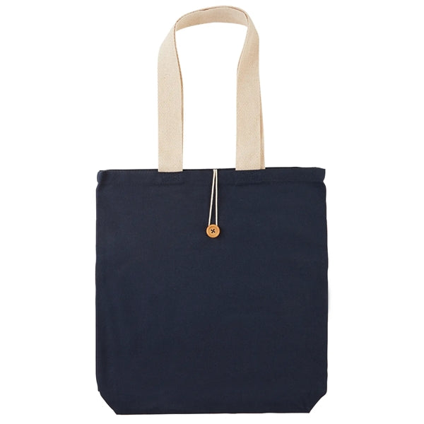11.5 oz. Cotton Canvas Button-Up Tote Bag