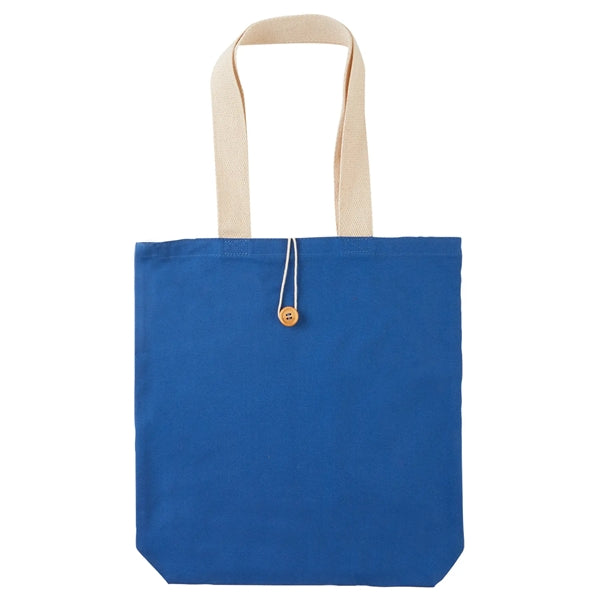 11.5 oz. Cotton Canvas Button-Up Tote Bag