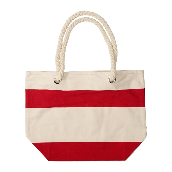 16 oz. Cotton Canvas Nautical Tote with Rope handles