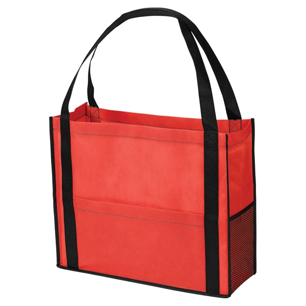 Chandler Non-Woven Mesh Tote Bag with Gusset
