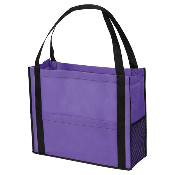 Chandler Non-Woven Mesh Tote Bag with Gusset