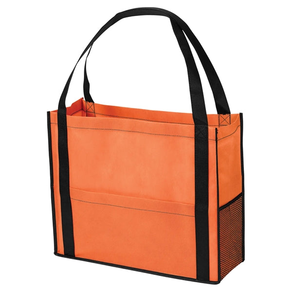 Chandler Non-Woven Mesh Tote Bag with Gusset