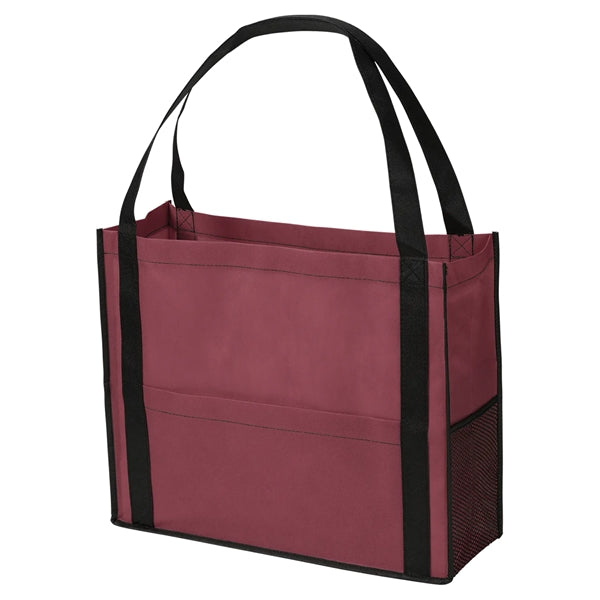 Chandler Non-Woven Mesh Tote Bag with Gusset