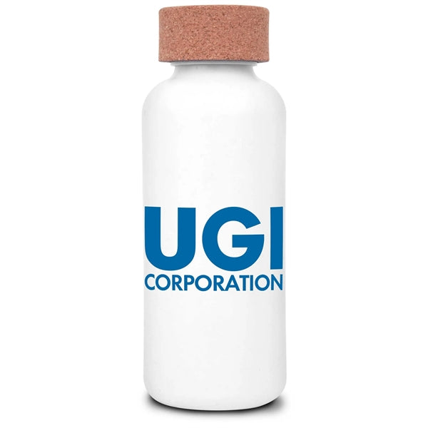 Sustainable Sugar Cane & Cork Water Bottle - 22 oz.