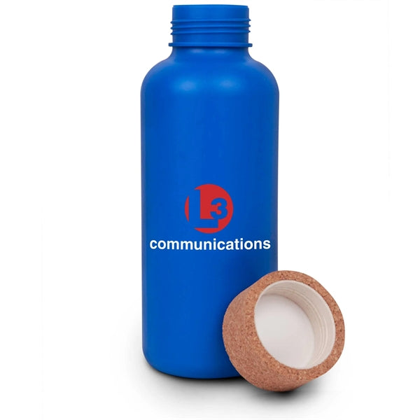 Sustainable Sugar Cane & Cork Water Bottle - 22 oz.