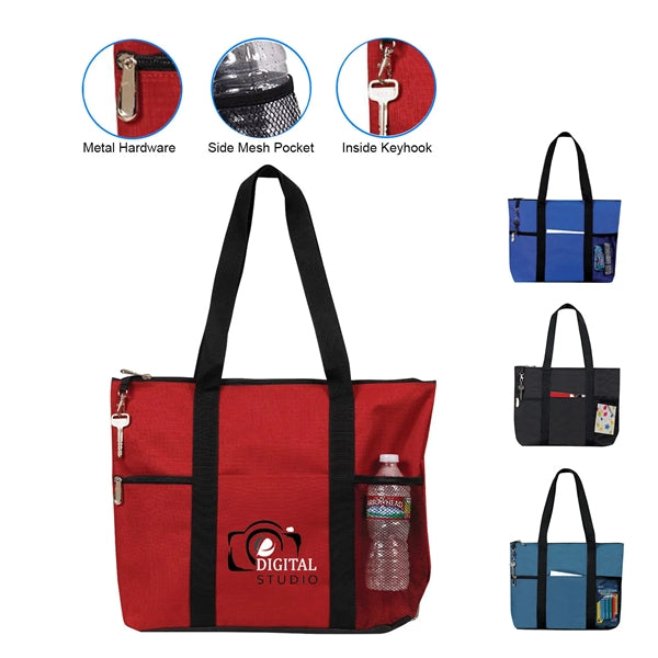 Deluxe Zipper Travel Tote